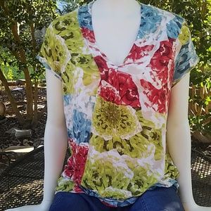 **Like new** Simply Vera Multi Color Blouse